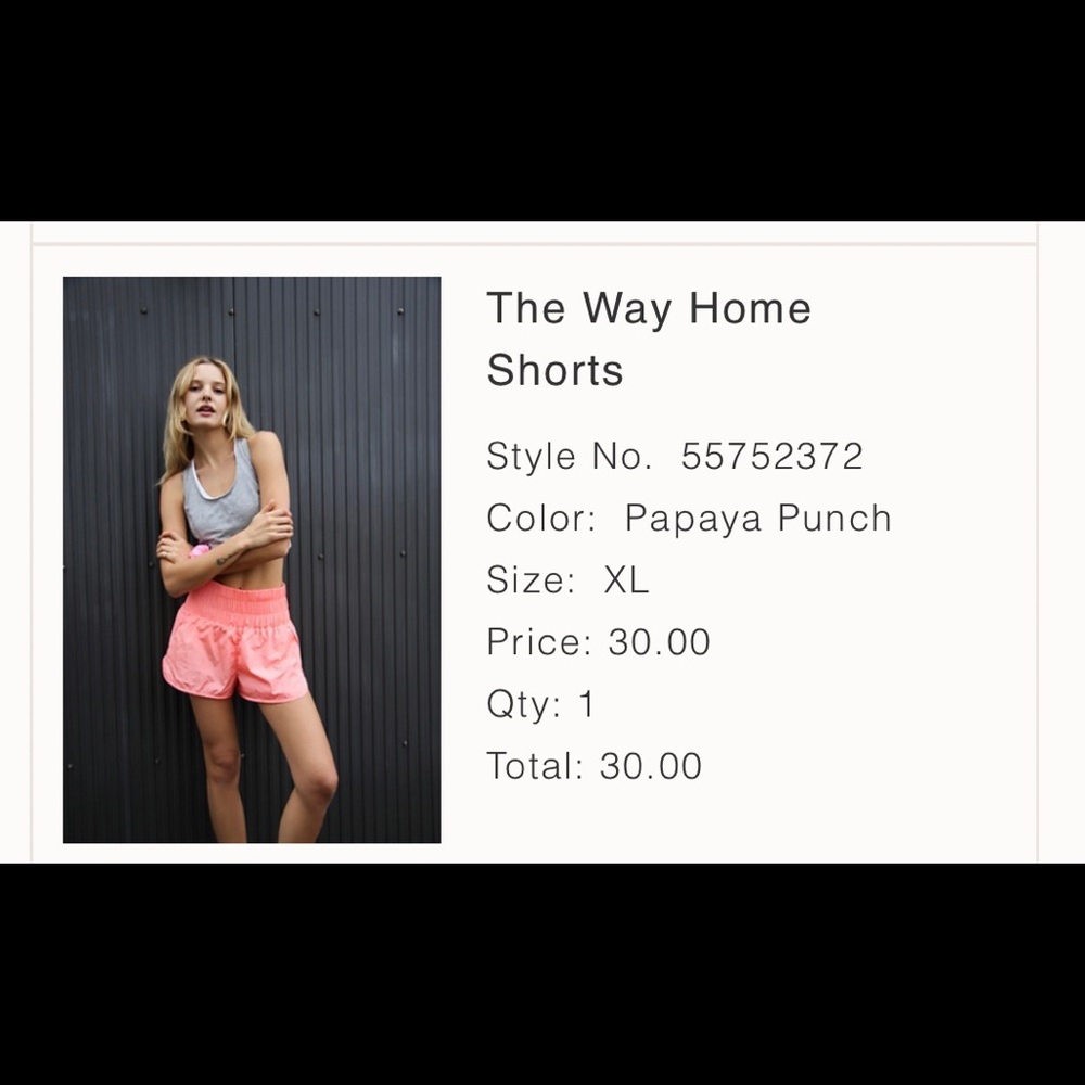 free people way home shorts